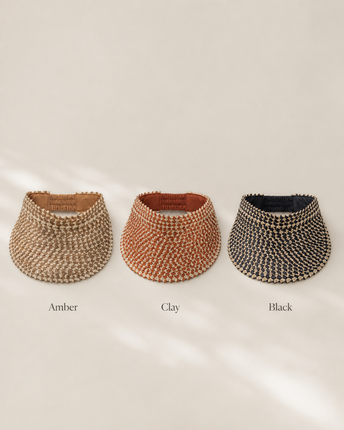 Village Thrive - Ombre Rattan Sun Visors