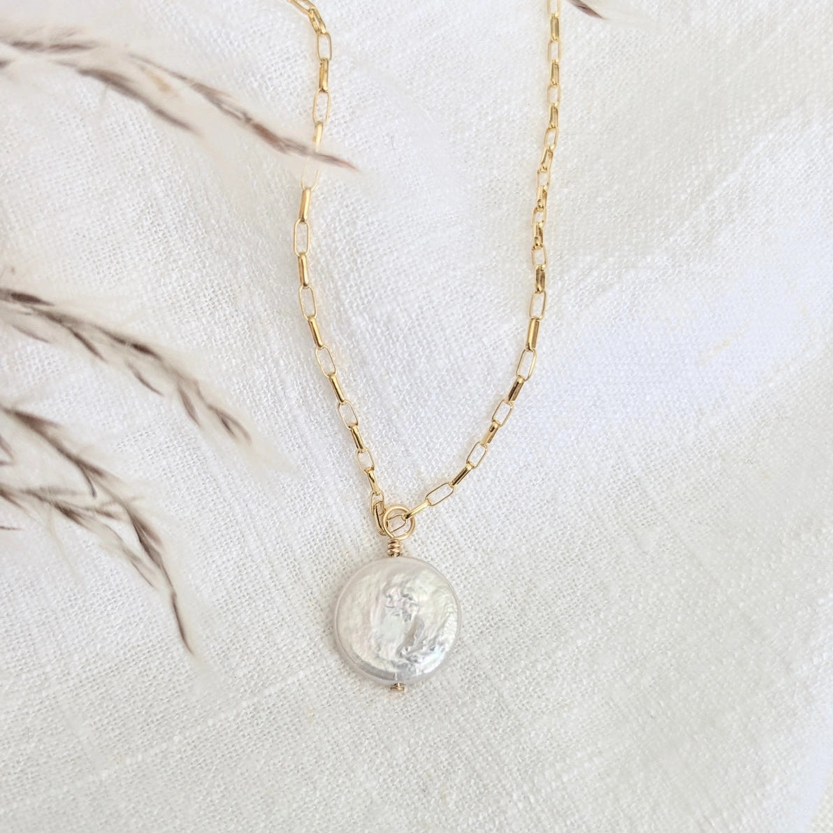From The Sea & Me - Coin Pearl Necklace