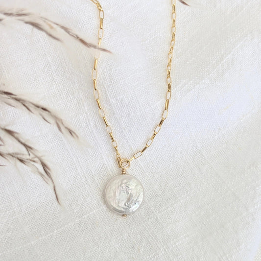 From The Sea & Me - Coin Pearl Necklace