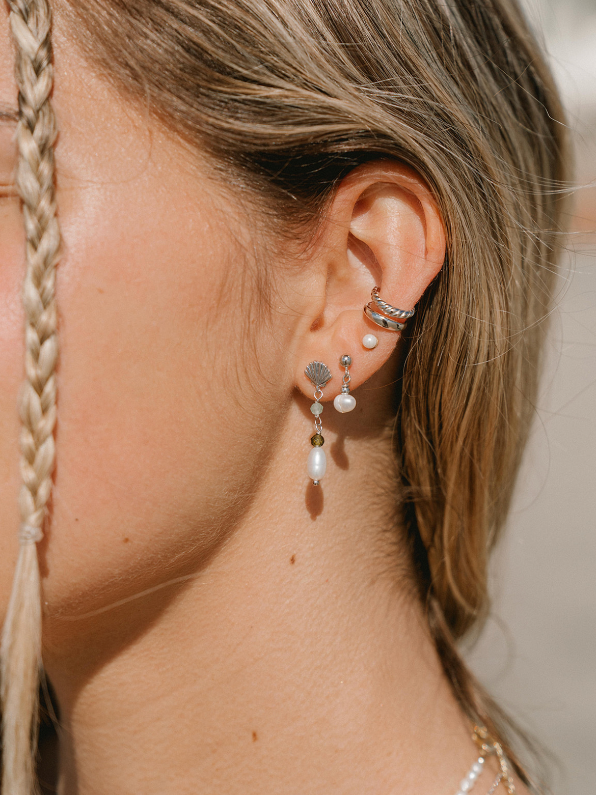 The Salty Gem Wind & Sea Earrings