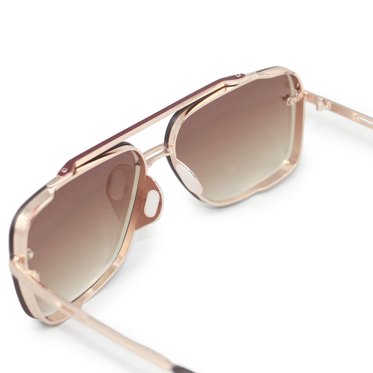 Topfoxx Small Bella Tangle Free Aviator Sunglasses - Coffee