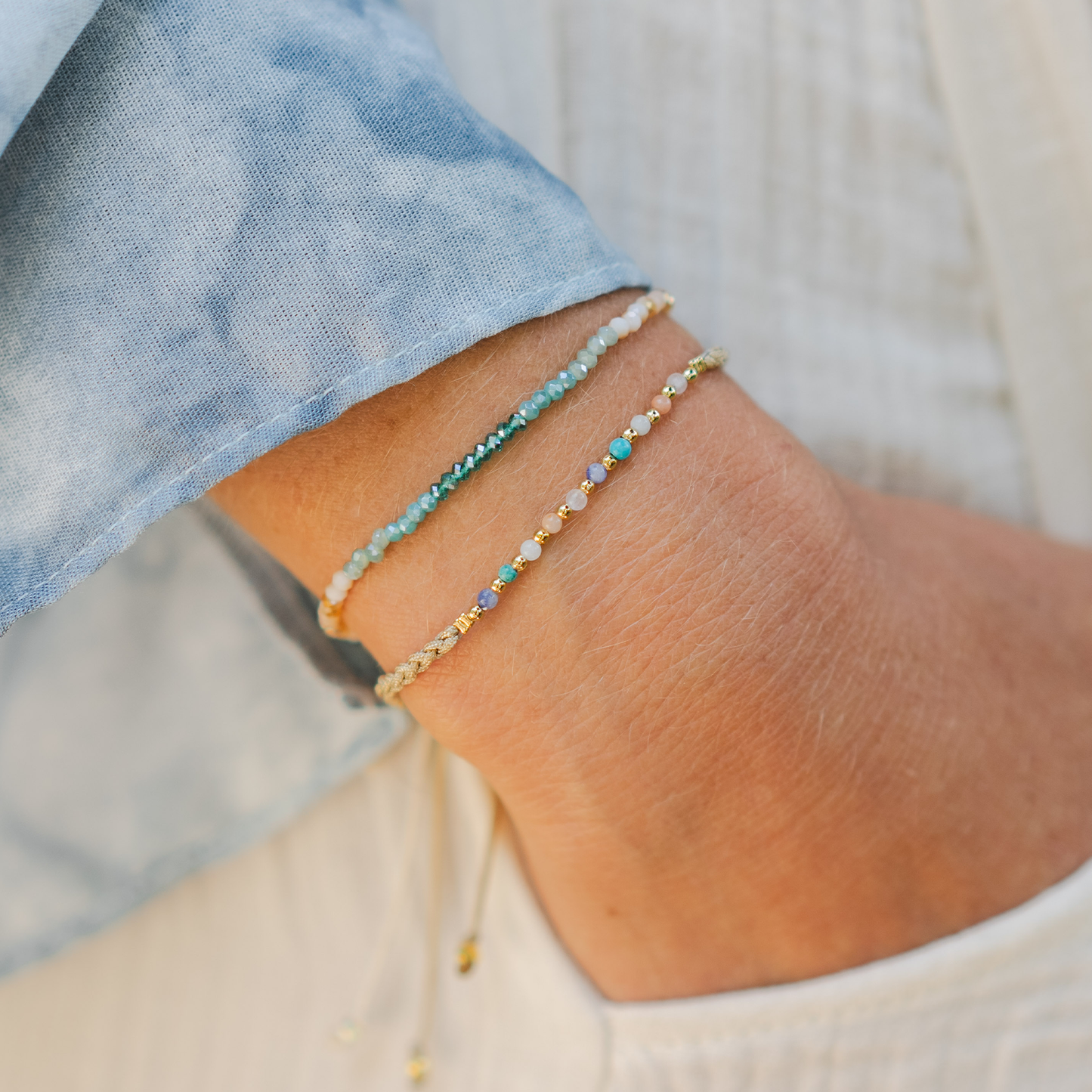 Lotus and Luna Namaste Bracelet - Prana