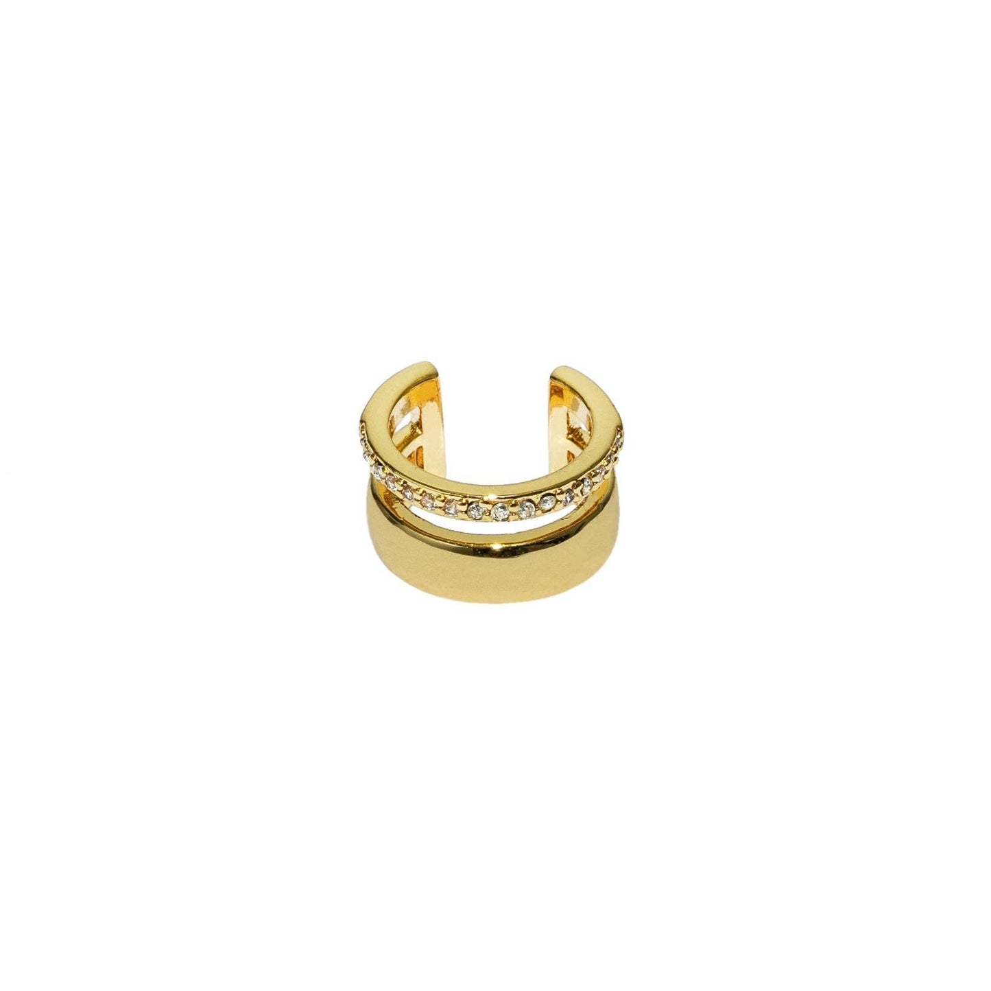 Brenda Grands Jewelry 18K Gold Double Ear Cuff