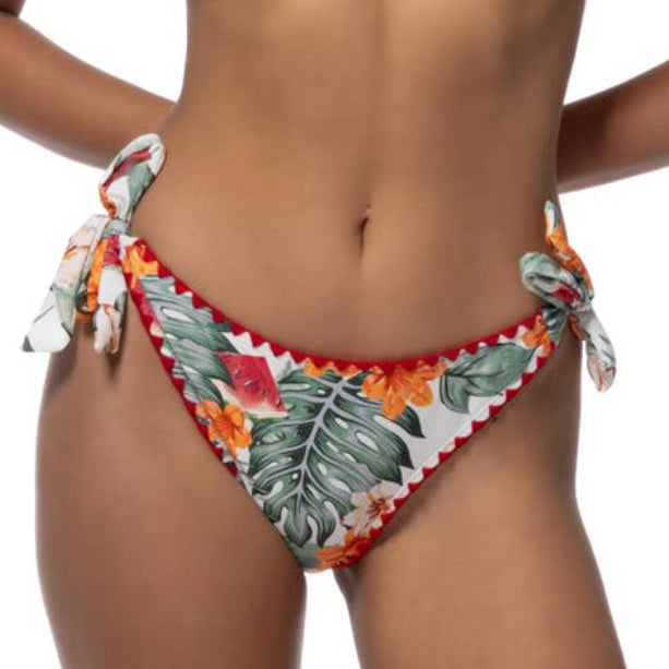 Pick Pink Tropical Crochet Bikini Top