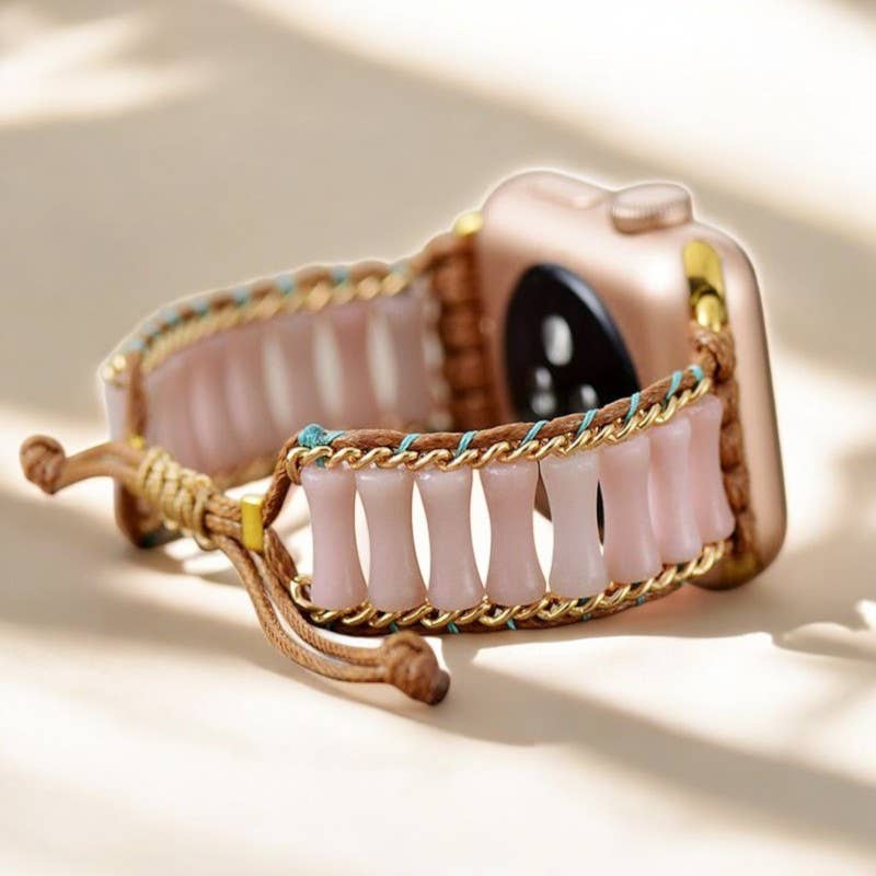 Cape Diablo Apple Watch Band - Blush Princess Jasper
