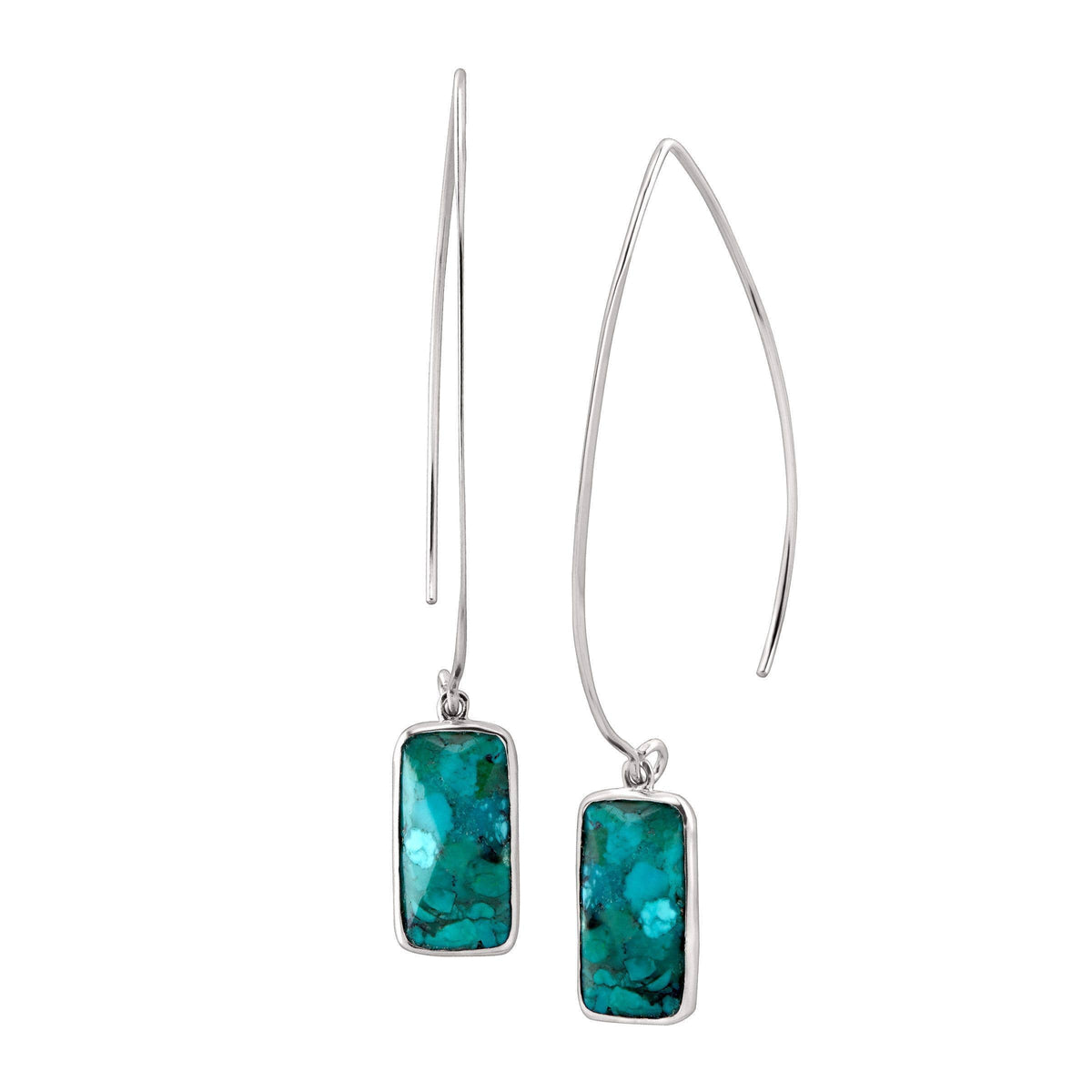Silpada - Silpada 'Oasis' Compressed Turquoise  Drop Earring