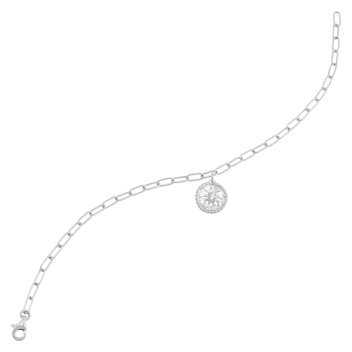 Silpada - Silpada 'Sun Dance' Silver Cubic Zirconia Link Bracelet