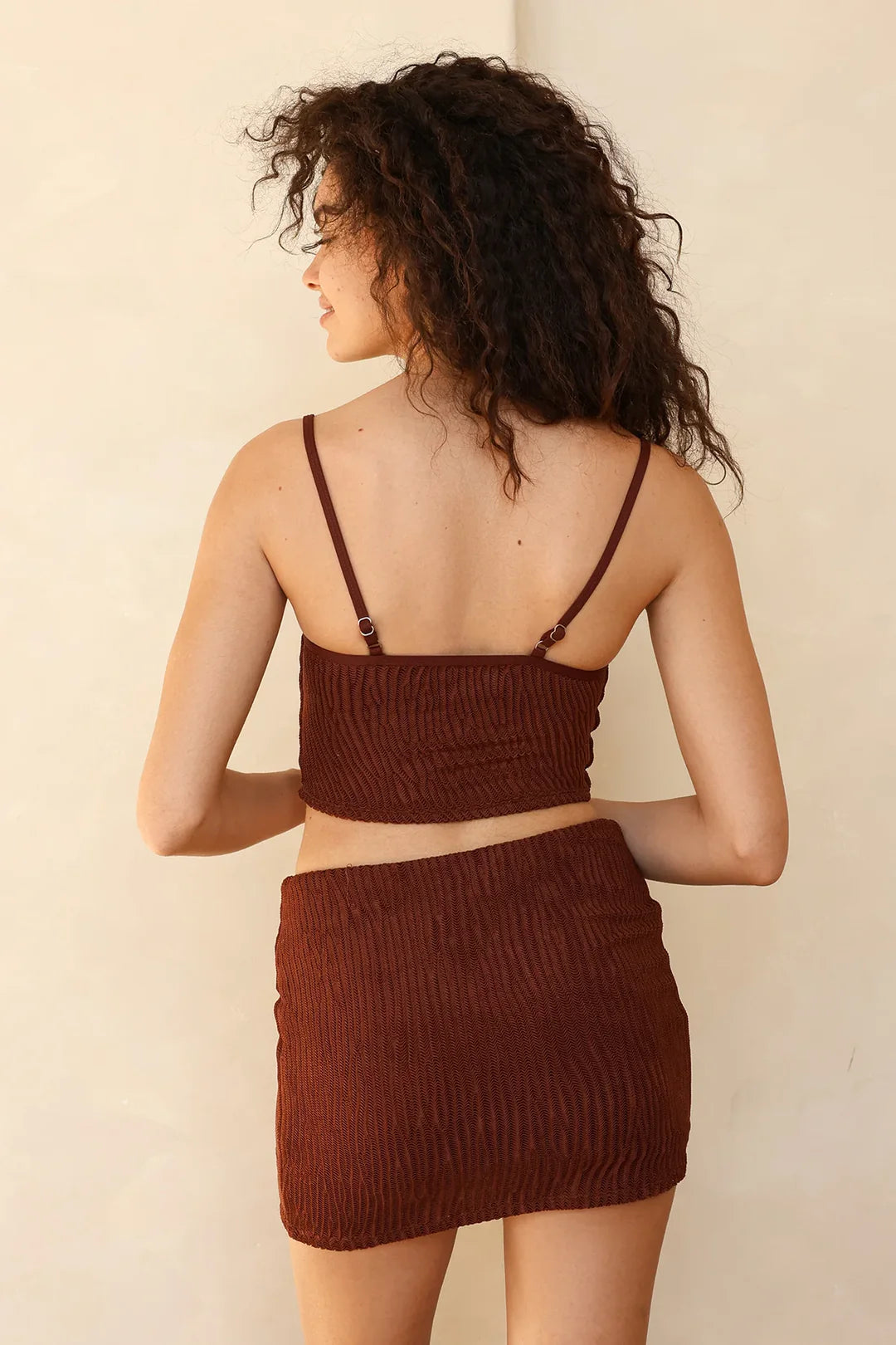 Dippin Daisys Soleil Set - Mocha Crinkle