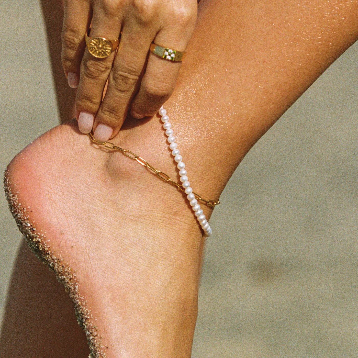 Atolea La Plage Double Anklet