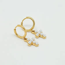 Salty Cali Salty Babes Cross Earrings