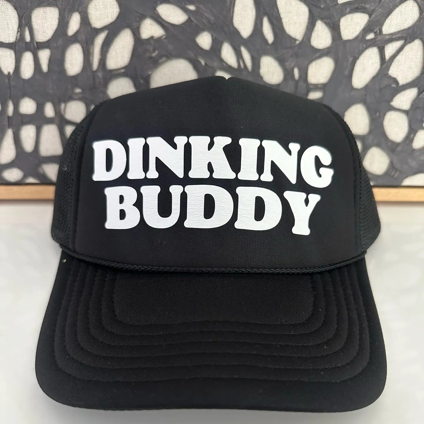 Arnie & Ollie Dinking Buddy Black Trucker Hat