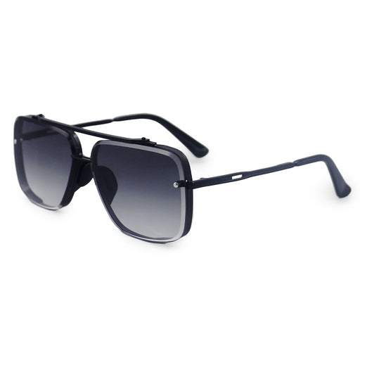 Topfoxx Bella Tangle Free Aviator Sunglasses - Black/Black