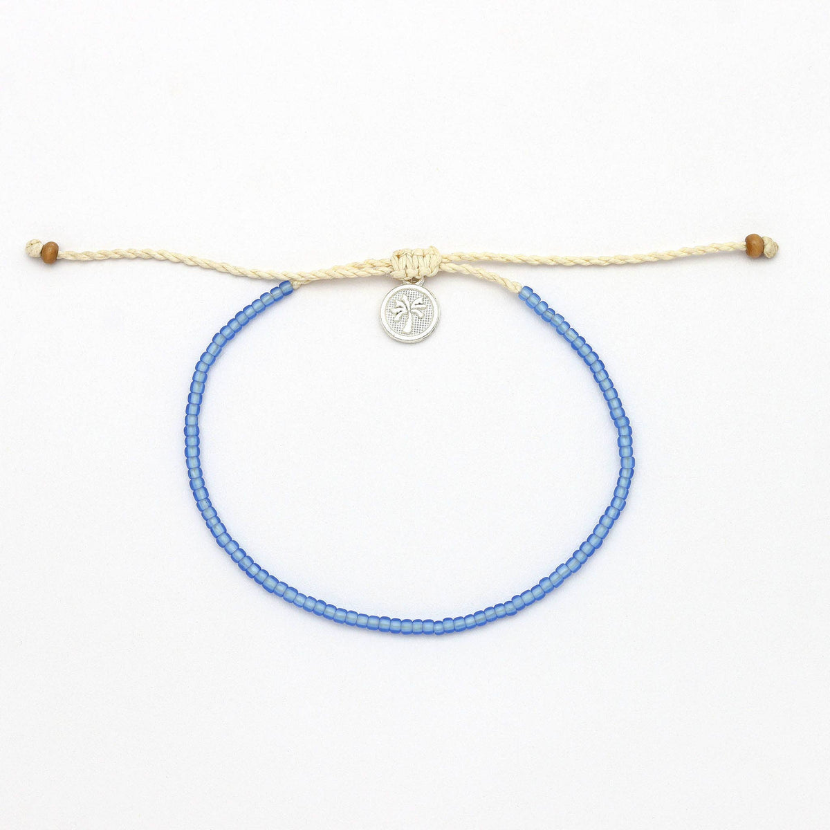 Pineapple Island Ka'anapali Frosted Glass Beaded Anklet