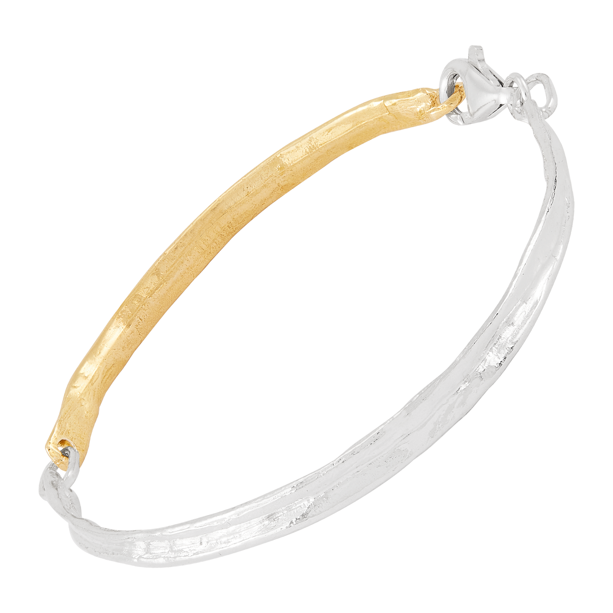 Silpada - Silpada 'Calm Composure' Silver and Brass Bracelet, 7.5"