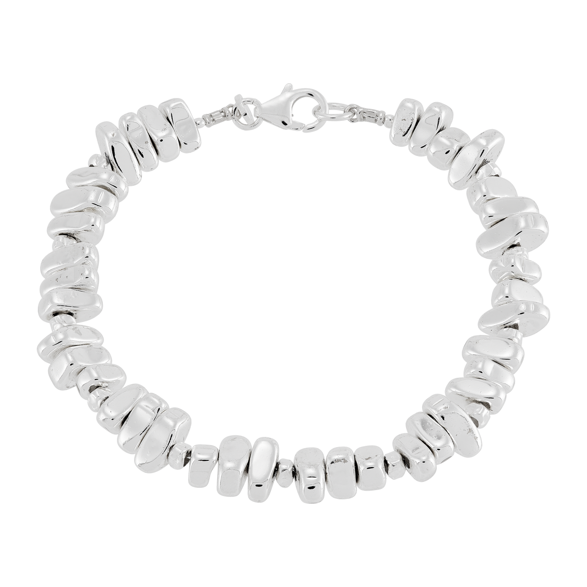 Silpada - Silpada 'Collected Beauty'  Silver Hematite Bracelet. 7.5"