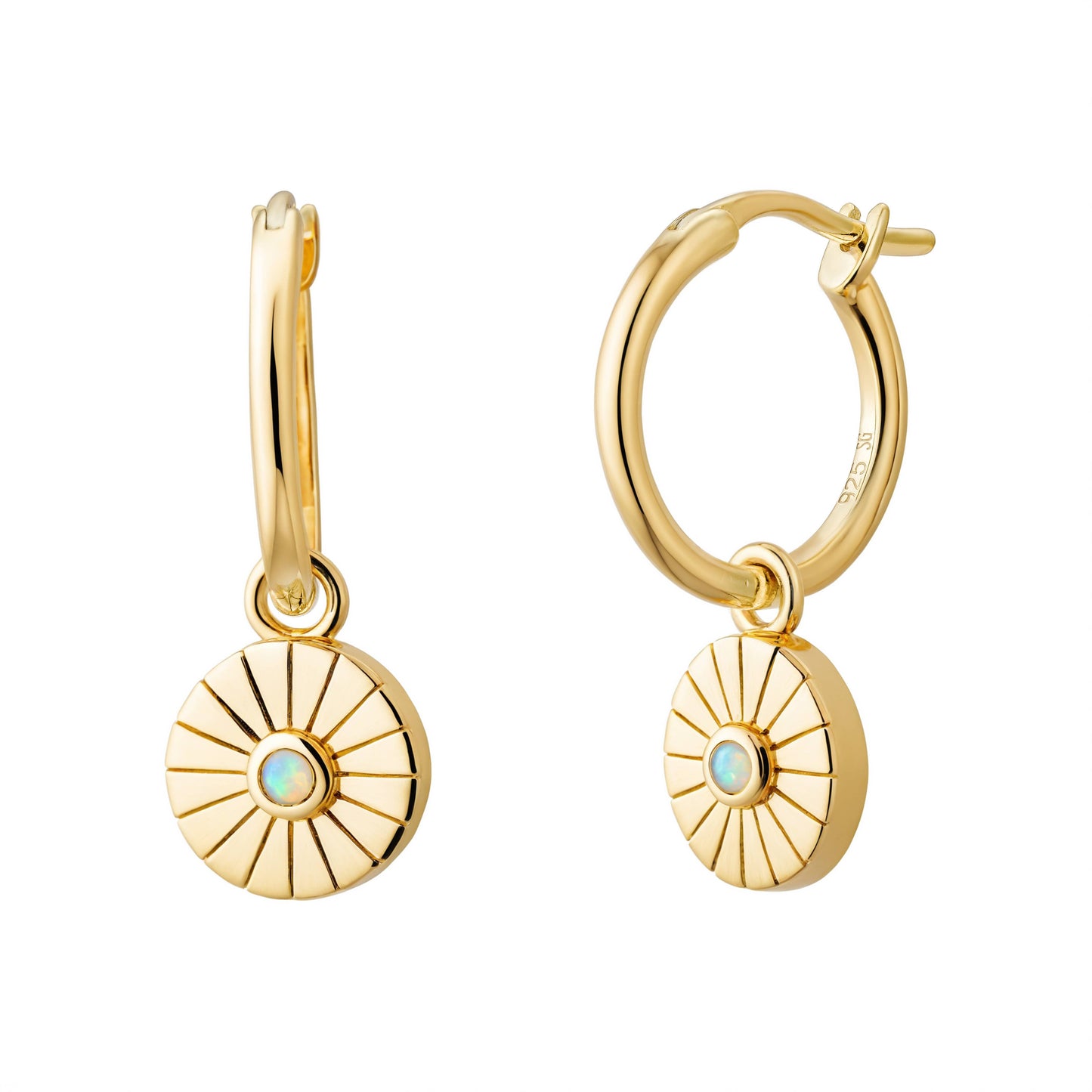 The Salty Gem Elise Hoops
