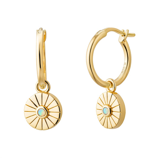 The Salty Gem Elise Hoops