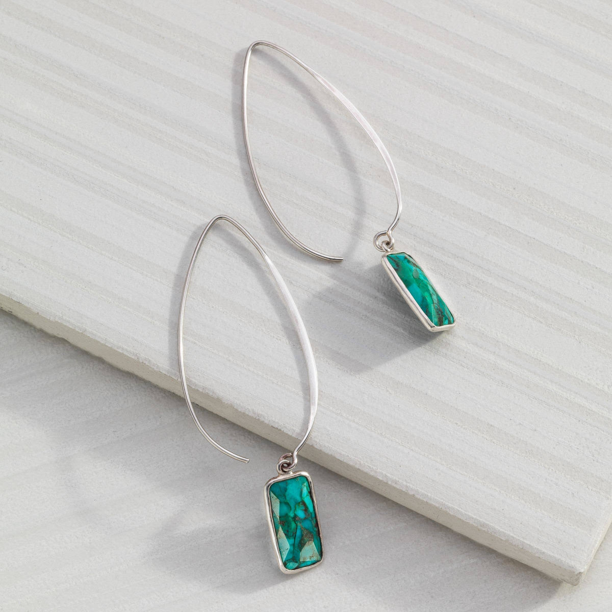 Silpada - Silpada 'Oasis' Compressed Turquoise  Drop Earring