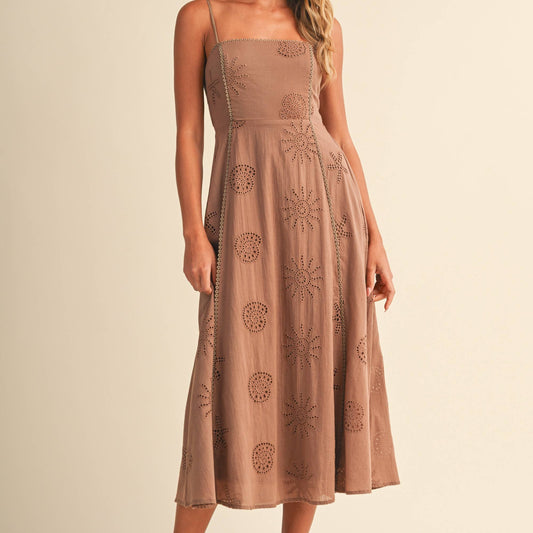 Klesis Coastal Eyelet Embroidered Dress