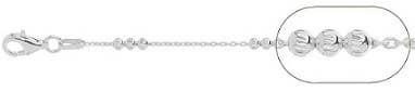 Tiger Mountain Jewelry Vero Beach Sterling Silver Adjustable Anklet