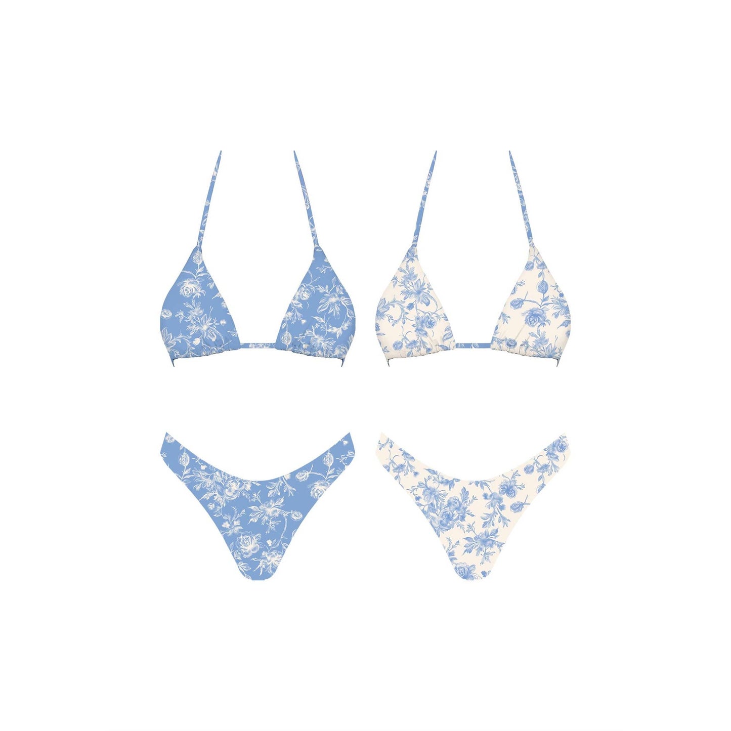 Sundaze Brunch Jane Reversible Bikini Top