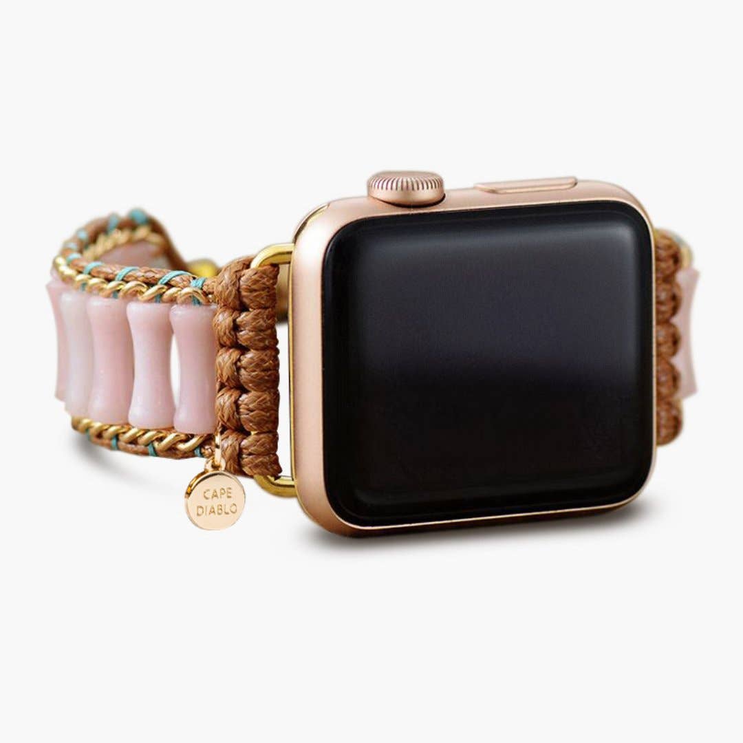 Cape Diablo Apple Watch Band - Blush Princess Jasper