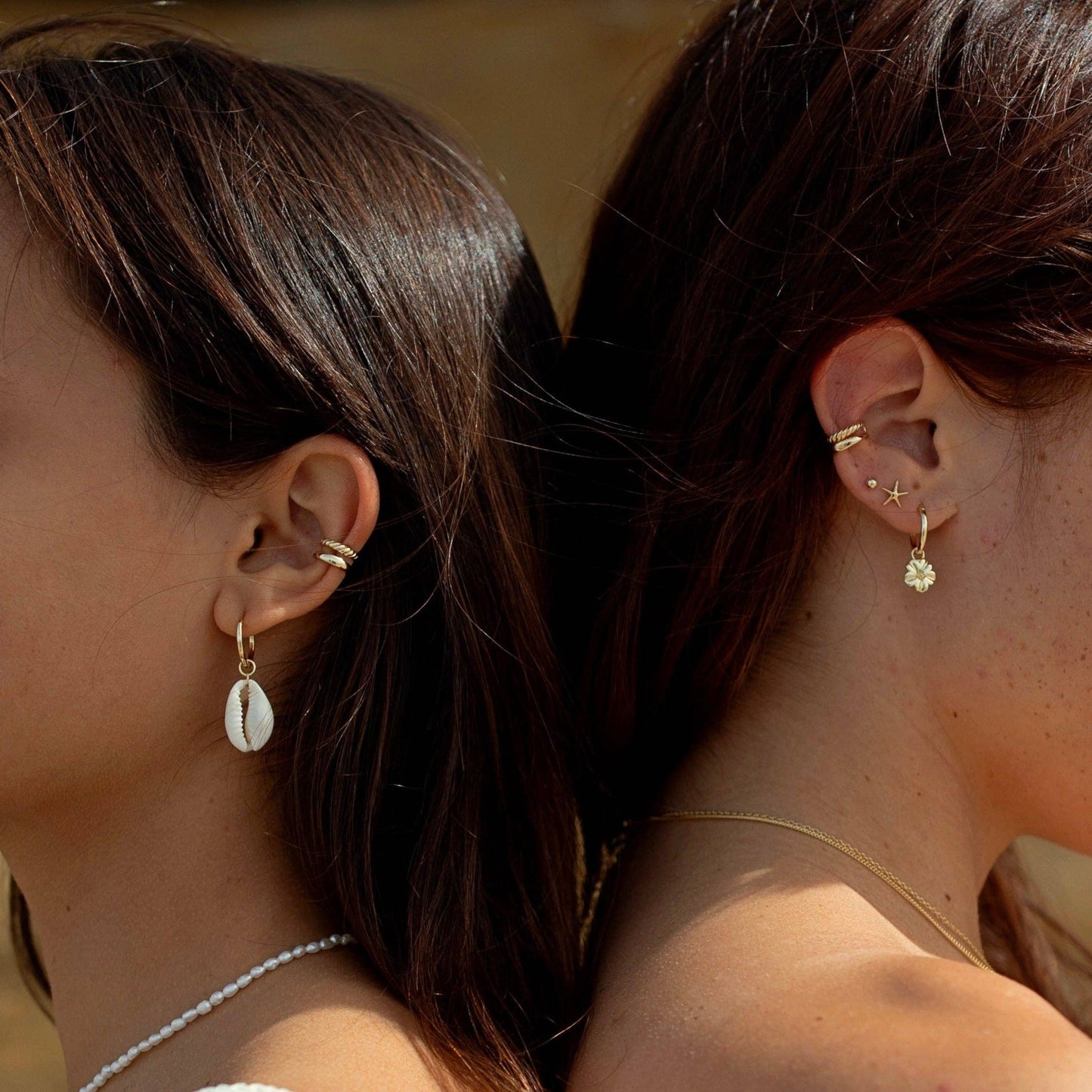 The Salty Gem Cruz Ear Cuff