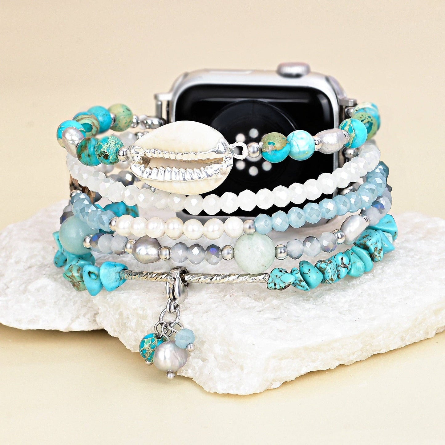 Cape Diablo Turquoise Tide Stretch Apple Watch Strap