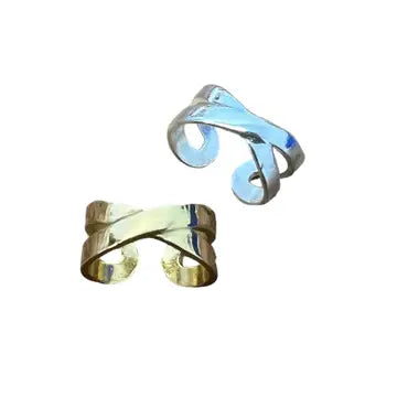 Baizaar Thick Cross Bar Ear Cuff