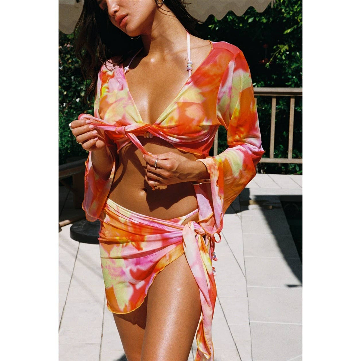 Sundaze Brunch Palm Island Bikini Top