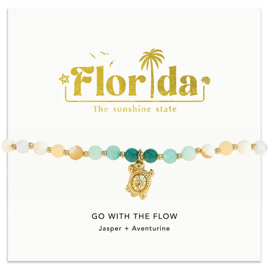 Lotus and Luna Florida Charm Bracelet - Go with the Flow