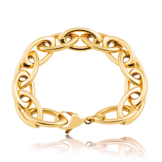 Sahira Frankie Oval Link Bracelet
