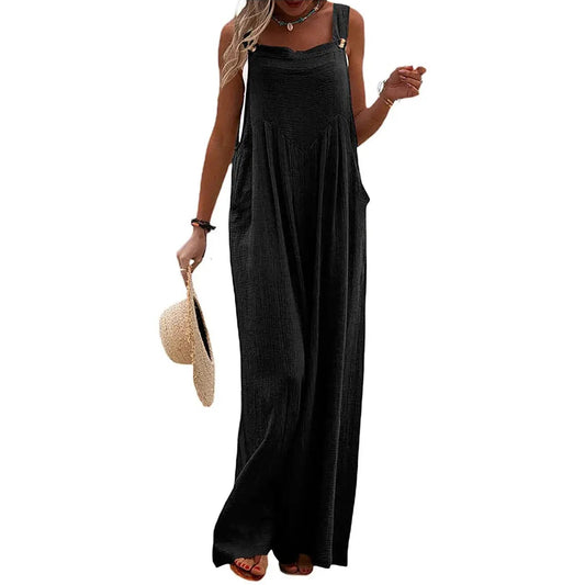 Sweetkama Crepe Jumpsuit - Black
