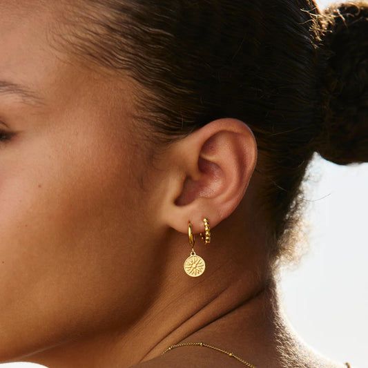 Atolea Golden Sun Earrings
