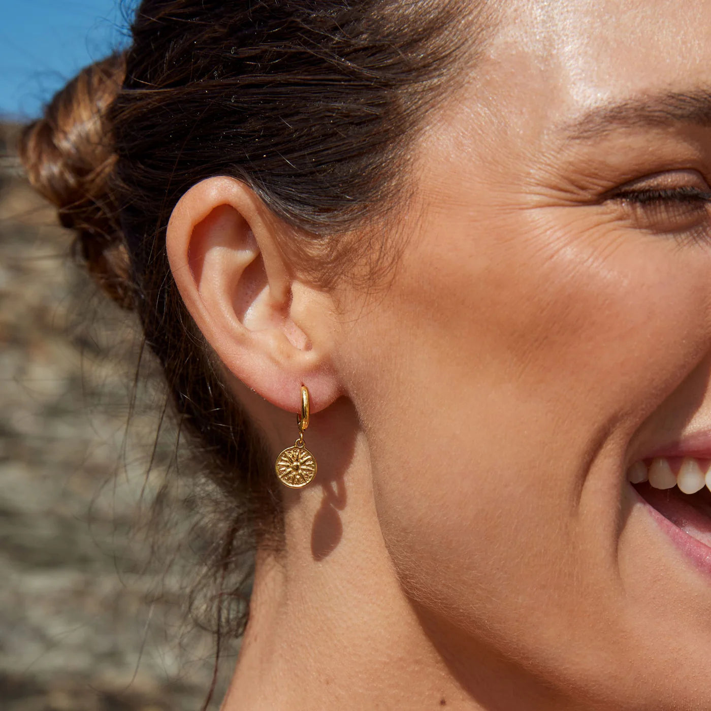 Atolea Golden Sun Earrings