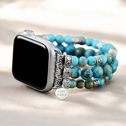 Cape Diablo Apple Watch Band - Turquoise Jasper