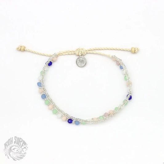 Koh Surf Kanawa Beach Beaded Anklet - Summer Tones