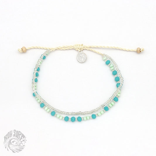 Koh Surf Haula Beach Beaded Bracelet - Green