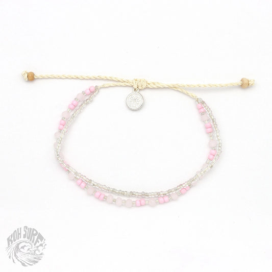Koh Surf Kanawa Beach Beaded Bracelet - Pink