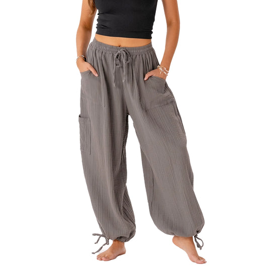 Lotus and Luna Adventure Cargo Pants - Granite