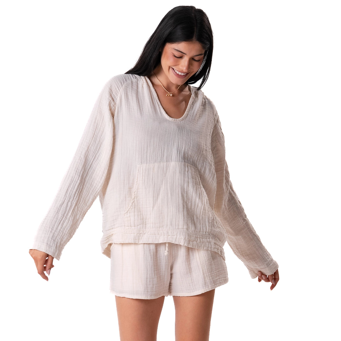 Lotus and Luna Baja Pullover Hoodie