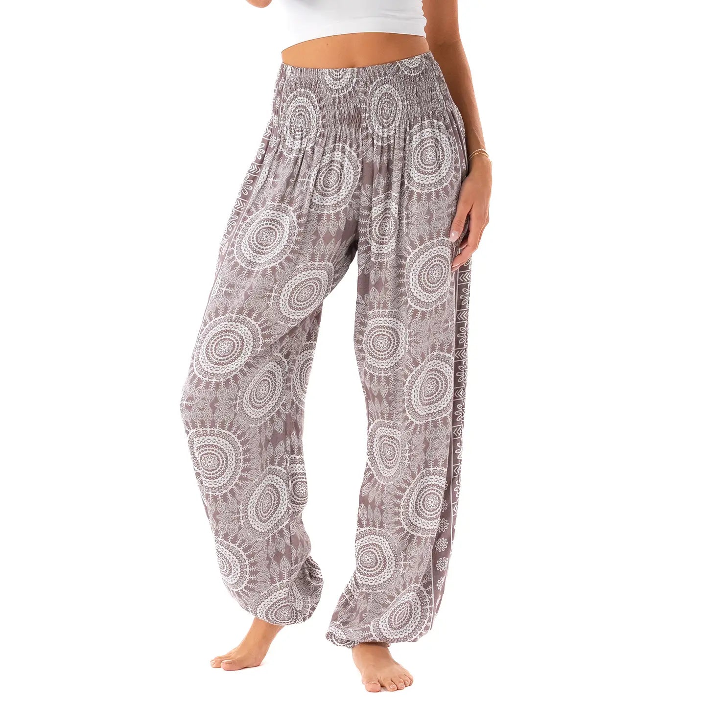 Lotus and Luna Nosara Harem Pants with Pockets