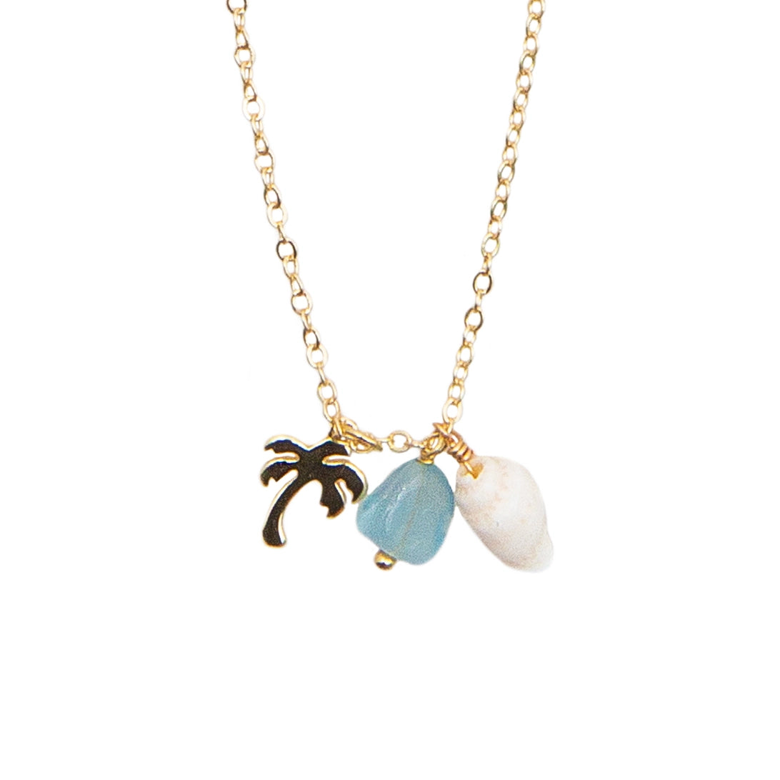 Lotus and Luna Onshore Necklace - Aqua Harmony