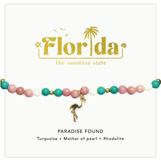 Lotus and Luna Florida Charm Bracelet - Paradise Found