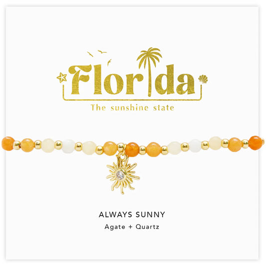 Lotus and Luna Florida Charm Bracelet - Always Sunny