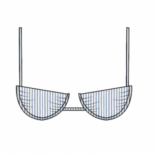 Montce Classic Blue Simonette Bikini Top