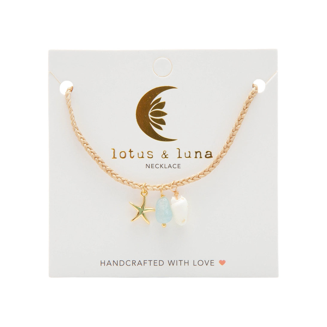 Lotus and Luna Offshore Necklace - Moon Beach