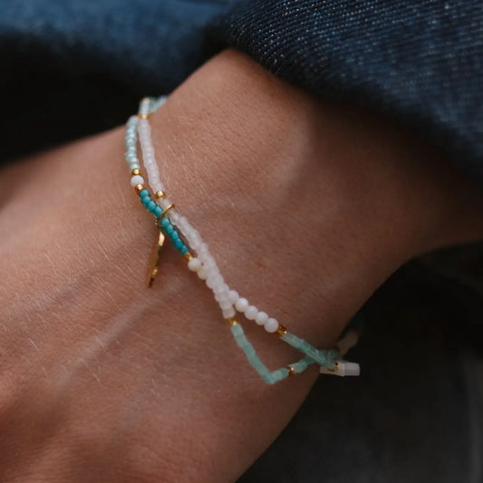 Pineapple Island Bintang Laut Beaded Bracelet, Celestial Star Jewelry
