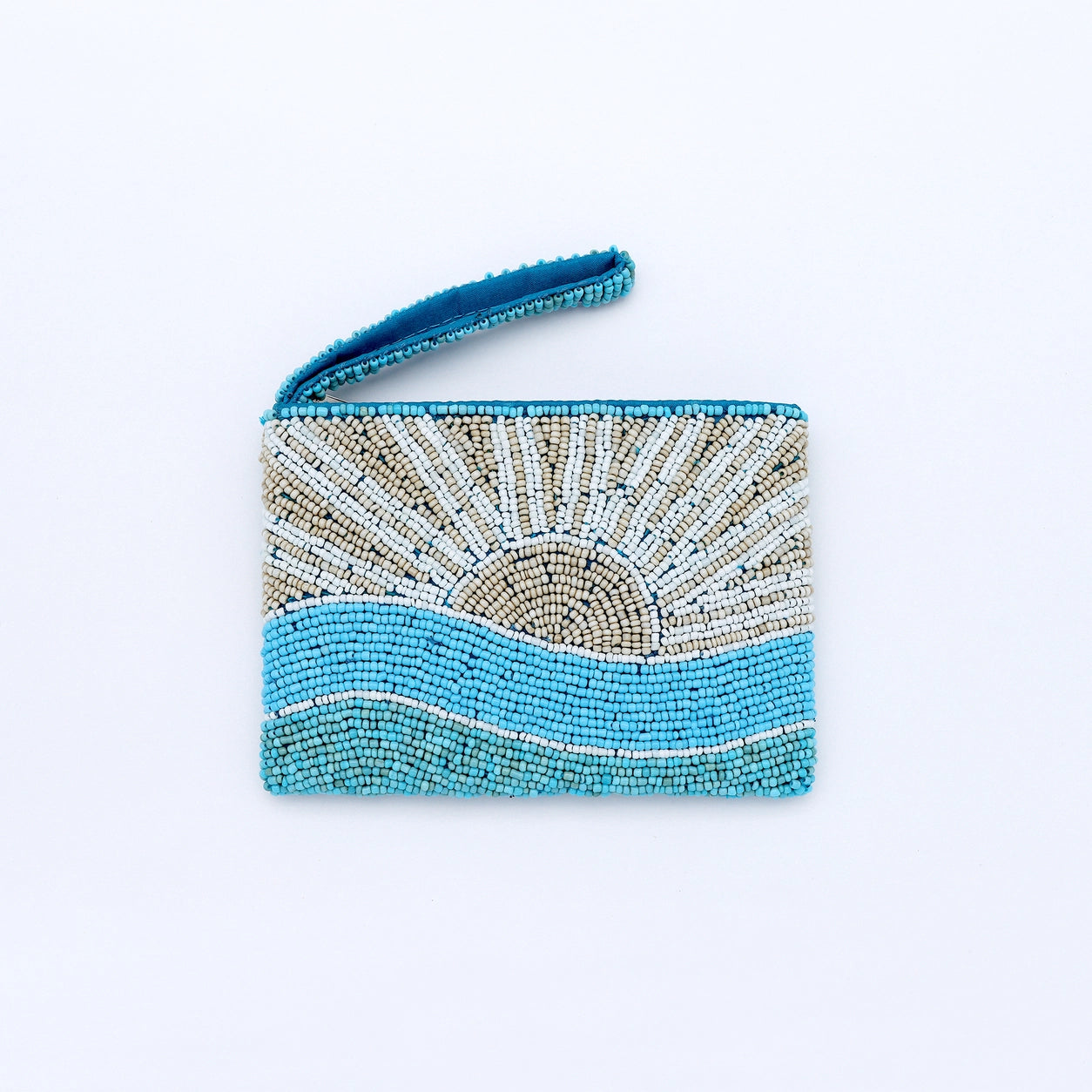 Pineapple Island Small Sunrise Beaded Pouch