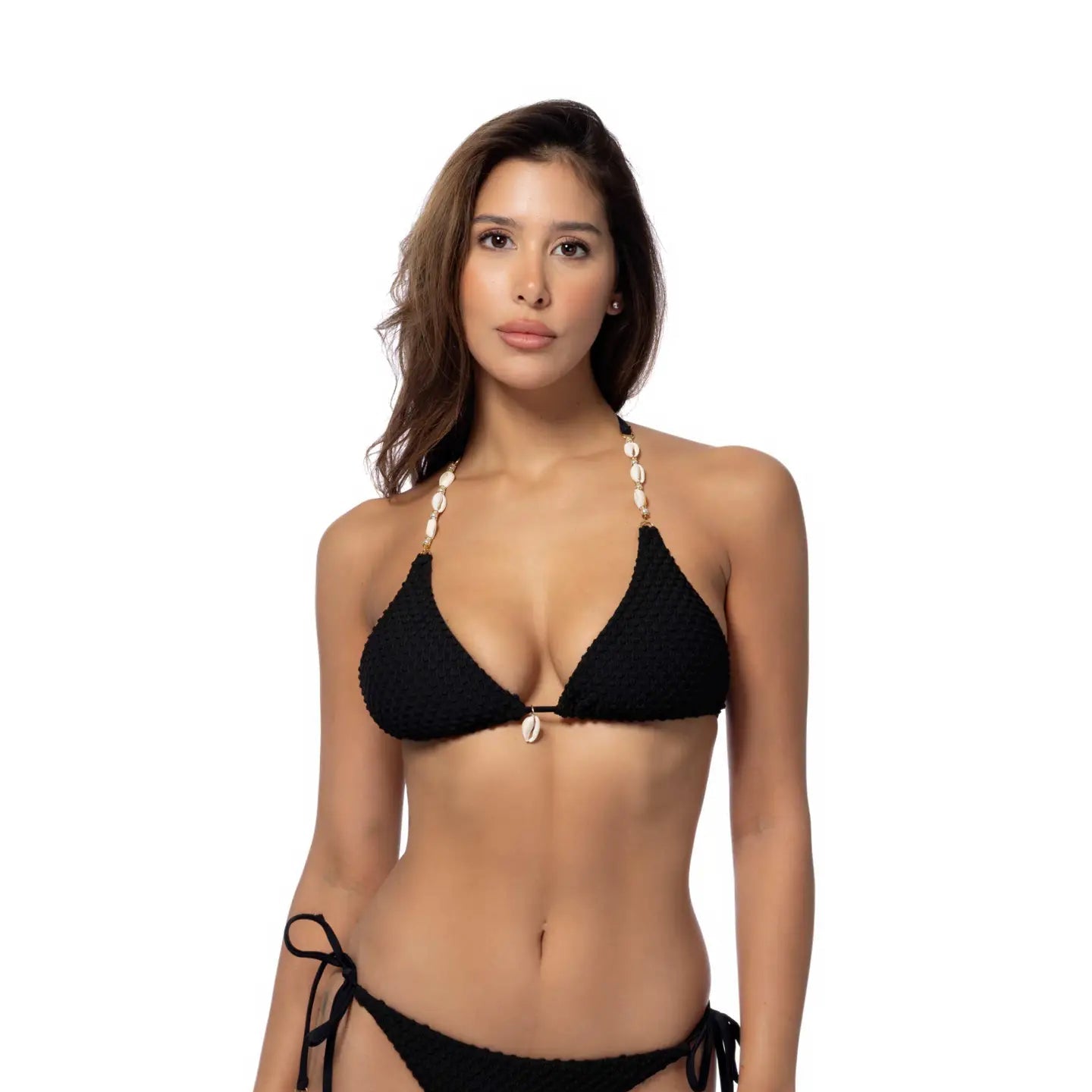Pick Pink Seashell Bikini Top